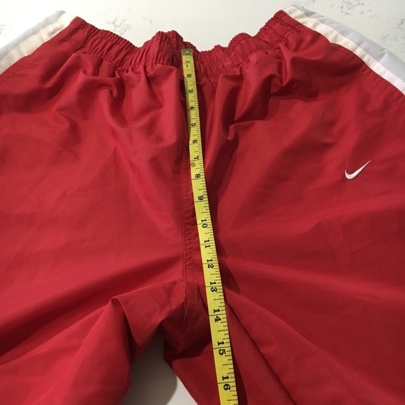 Nike sport red with white stripes on the side pants size:XXL - Picture 5 of 8